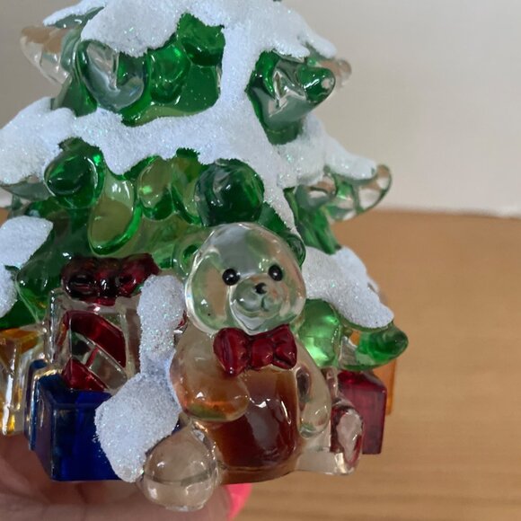 Seasons of Cannon Falls Lights in the Night Christmas Tree Teddy Bear Night Lite - Picture 5 of 8